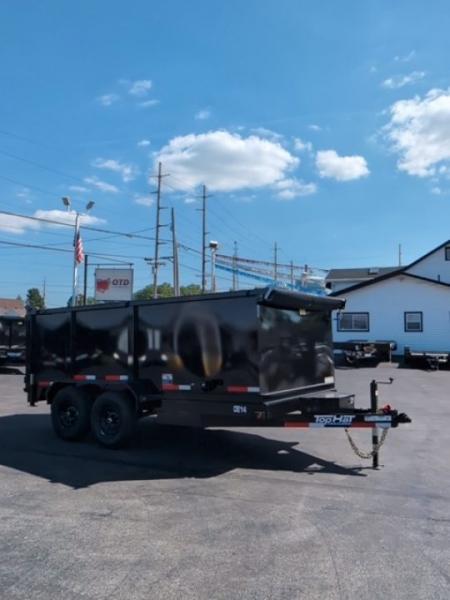 New 2027 Top Hat Trailers Channel Frame Economy Dump 14K 14 x 83 DE14 Dump Trailer
