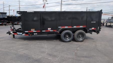 New 2026 Top Hat Trailers Low Profile Dump 140 14K 16 x 7 DX14 Dump Trailer
