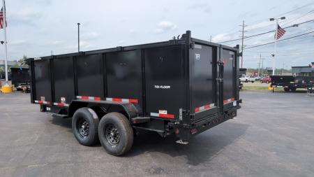 New 2026 Top Hat Trailers Low Profile Dump 140 14K 16 x 7 DX14 Dump Trailer