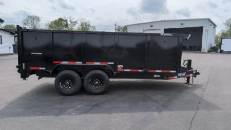 New 2026 Top Hat Trailers Low Profile Dump 140 14K 16 x 7 DX14 Dump Trailer
