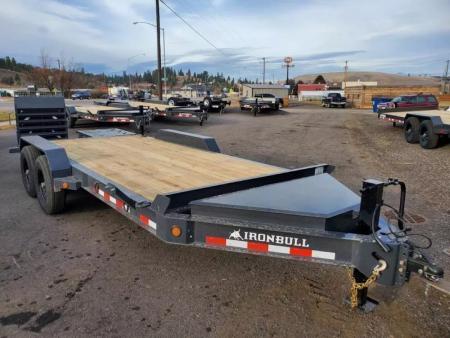 New 2027 Iron Bull 83x18 14k Equipment Trailer