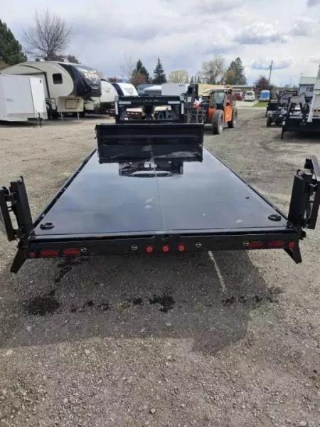 New 2027 Iron Bull 96"x16' 15k Deckover Gooseneck Dump Trailer