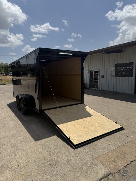 New 2027 Sawyer Trailers Brand New Black on Black 7x16 Cargo / Enclosed Trailer