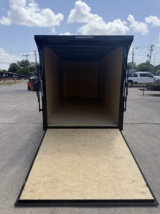New 2027 Sawyer Trailers Brand New Jay Blue/ Blackout 7x16 Cargo / Enclosed Trailer