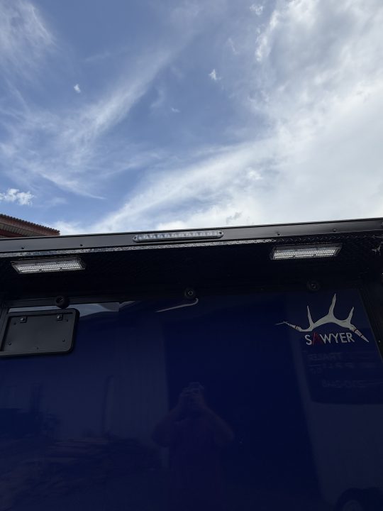 New 2027 Sawyer Trailers Brand New Jay Blue/ Blackout 7x16 Cargo / Enclosed Trailer