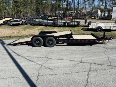 New 2027 Big Tex Trailers 14TL 83" x 22 (16 + 6) Heavy Duty Tilt Bed Trailer Tilt Trailer,