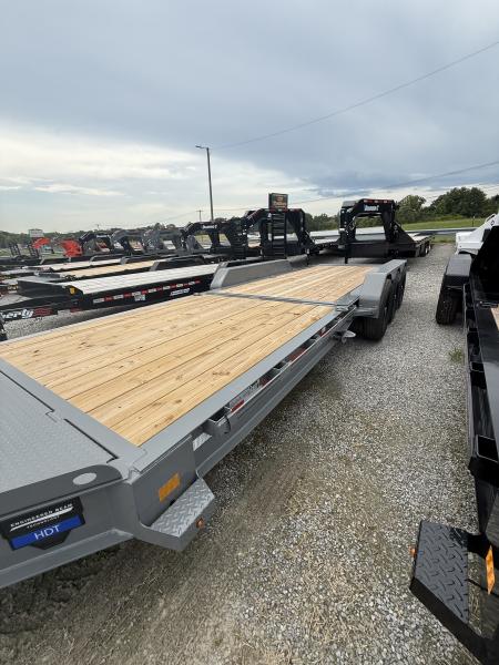 New 2027 Diamond C HDT 307 24’ Tilt Trailer, 24K GVWR, ABS BRAKES, 2SPD DROP LEG JACK, 14 PLY TIRES REMOVABLE FENDERS