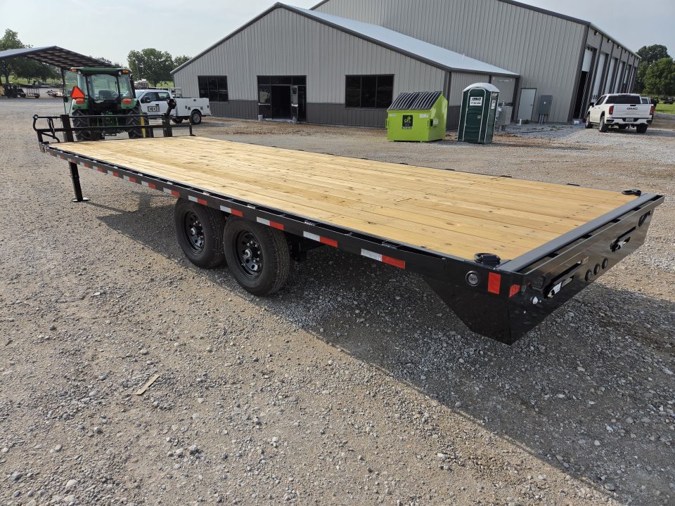 New 2027 Load Trail 102X24 TANDEM 14K DECKOVER W/SLIDE OUT RAMPS