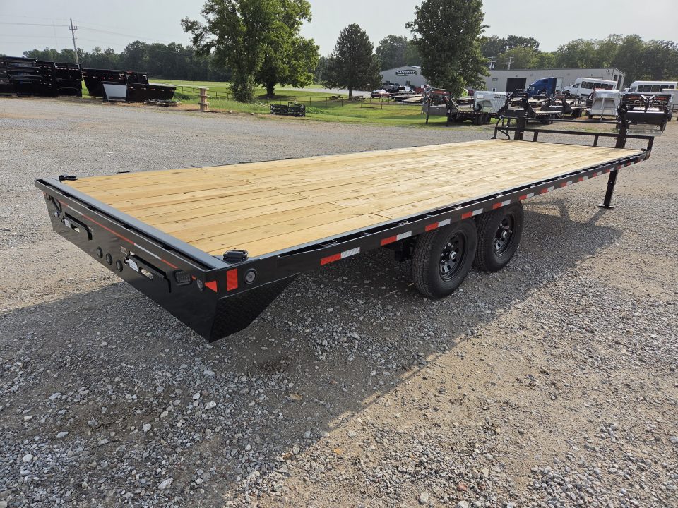 New 2027 Load Trail 102X24 TANDEM 14K DECKOVER W/SLIDE OUT RAMPS