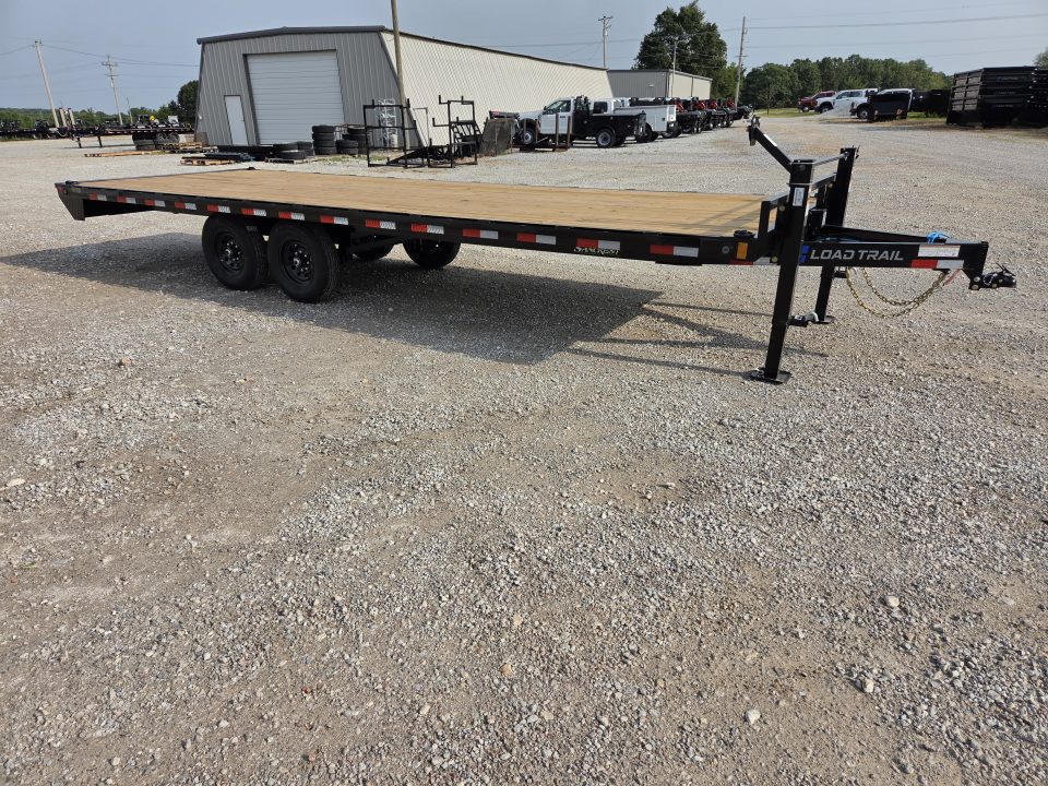 New 2027 Load Trail 102X24 TANDEM 14K DECKOVER W/SLIDE OUT RAMPS