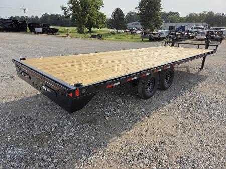 New 2027 Load Trail 102X24 TANDEM 14K DECKOVER W/SLIDE OUT RAMPS