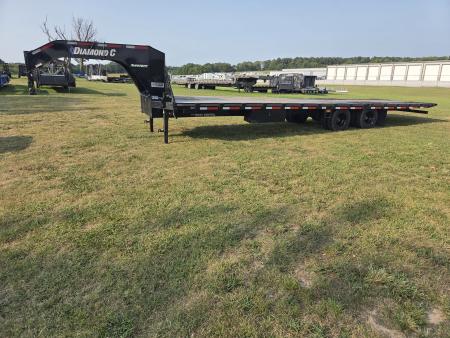 Used 2023 Diamond C 102X32 FMAX210 W/12' HYDROTAIL & 14PLY TIRES