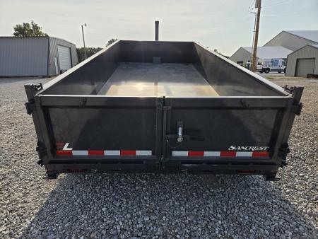 New 2027 Lamar 83X16 TRIPLE 21K GOOSENECK TELESCOPIC DUMP W/24" SIDES 7GAUGE FLOOR & 17.5/16PLY