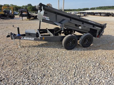 New 2027 Lamar 60X10 TANDEM 7K DUMP W/18" SIDES & SPREADER GATE