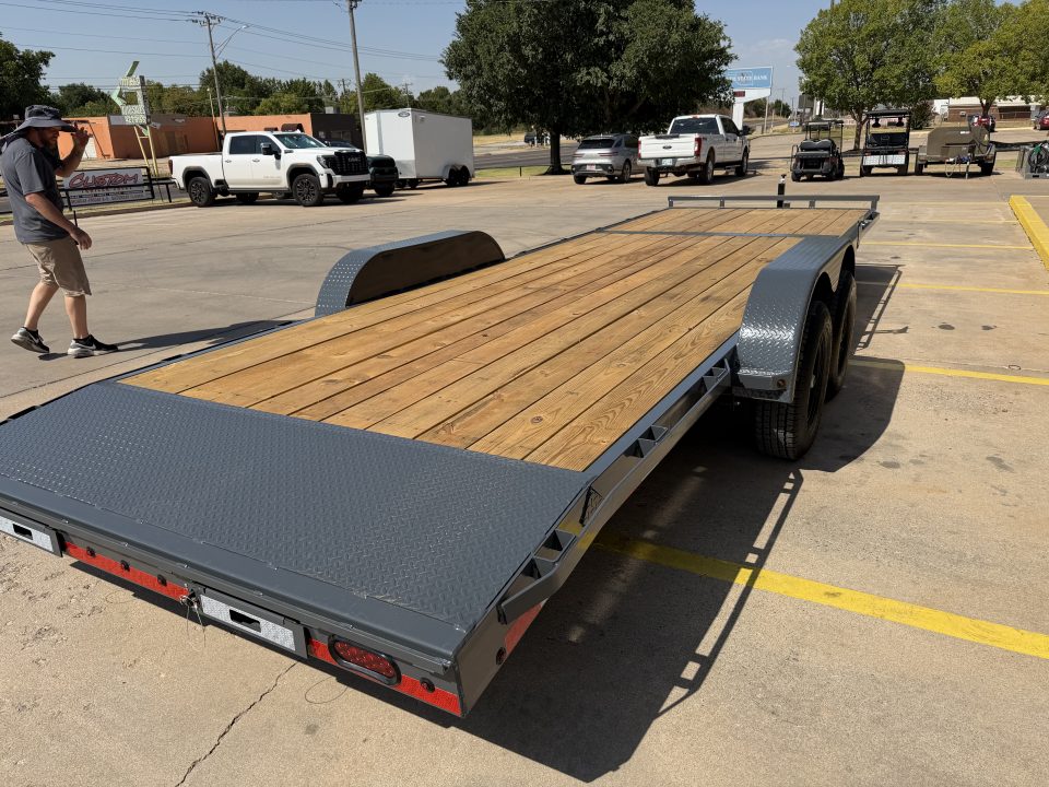 New #157942 2027 LAMAR CC 24 X 83 TANDEM AXLE 10K WOOD FLOOR CAR HAULER