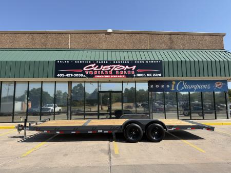 New #157942 2027 LAMAR CC 24 X 83 TANDEM AXLE 10K WOOD FLOOR CAR HAULER