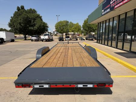 New #157942 2027 LAMAR CC 24 X 83 TANDEM AXLE 10K WOOD FLOOR CAR HAULER