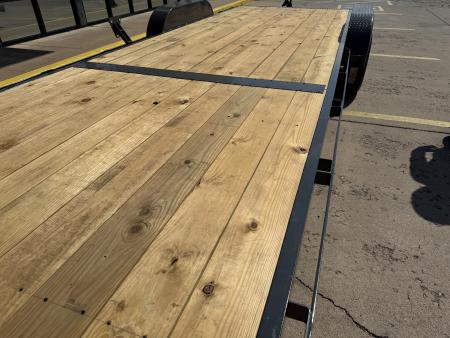 New #157942 2027 LAMAR CC 24 X 83 TANDEM AXLE 10K WOOD FLOOR CAR HAULER