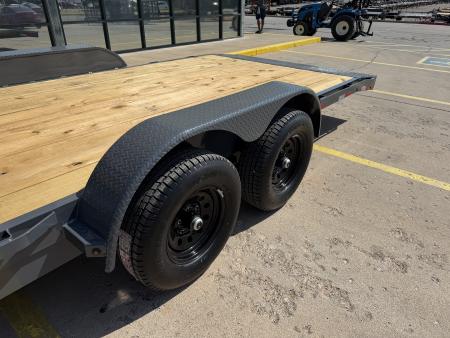New #157942 2027 LAMAR CC 24 X 83 TANDEM AXLE 10K WOOD FLOOR CAR HAULER