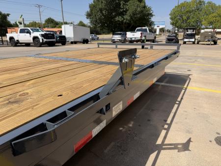 New #157942 2027 LAMAR CC 24 X 83 TANDEM AXLE 10K WOOD FLOOR CAR HAULER