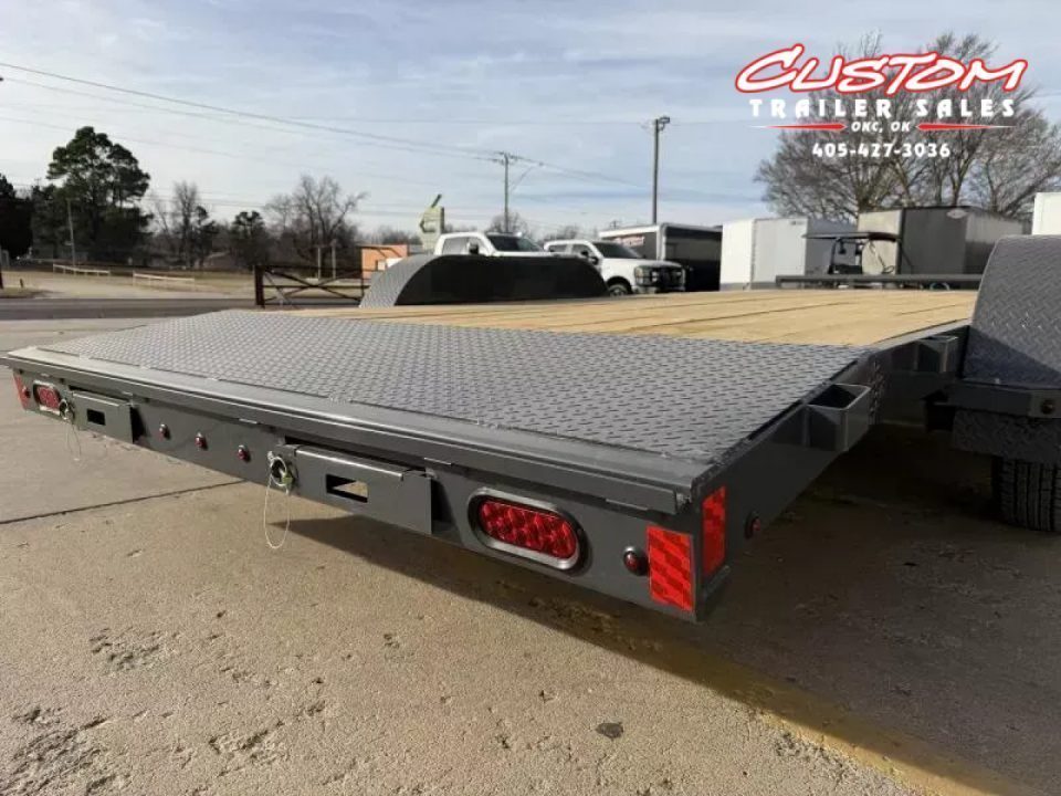 New #158533 2027 LAMAR CE 18 X 83 TANDEM AXLE 7K WOOD FLOOR CAR HAULER