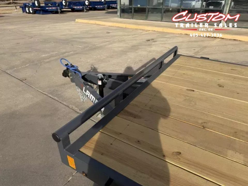 New #158533 2027 LAMAR CE 18 X 83 TANDEM AXLE 7K WOOD FLOOR CAR HAULER