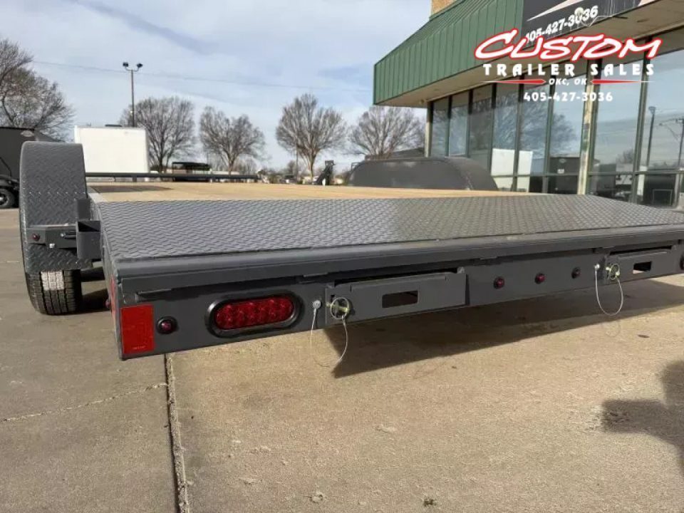 New #158533 2027 LAMAR CE 18 X 83 TANDEM AXLE 7K WOOD FLOOR CAR HAULER