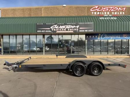 New #158533 2027 LAMAR CE 18 X 83 TANDEM AXLE 7K WOOD FLOOR CAR HAULER
