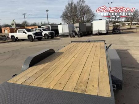 New #158533 2027 LAMAR CE 18 X 83 TANDEM AXLE 7K WOOD FLOOR CAR HAULER