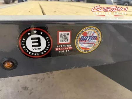 New #158533 2027 LAMAR CE 18 X 83 TANDEM AXLE 7K WOOD FLOOR CAR HAULER