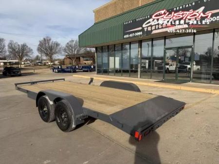 New #158533 2027 LAMAR CE 18 X 83 TANDEM AXLE 7K WOOD FLOOR CAR HAULER