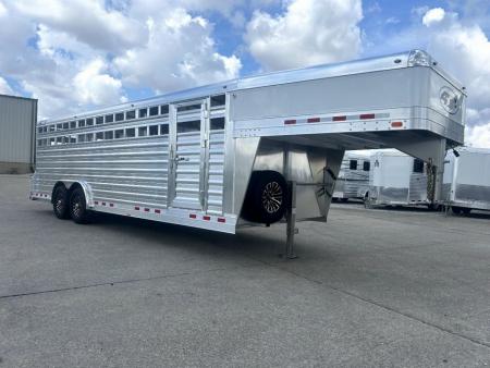 New 2027 4-Star Trailers 8x24 Stock Trailer
