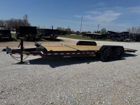 New 2027 Big Tex Trailers 14TL TANDEM GRAVITY TILT W/ 6' STATIONARY & 16" TILT DECKS/ 80X22 Tilt Trailer