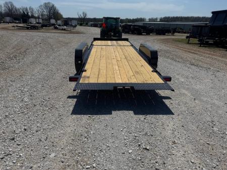 New 2027 Big Tex Trailers 14TL TANDEM GRAVITY TILT W/ 6' STATIONARY & 16" TILT DECKS/ 80X22 Tilt Trailer