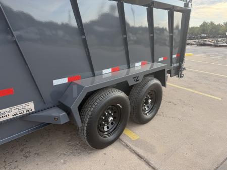 New 2027 LAMAR DL 16 X 83 TANDEM AXLE 14K BUMPER PULL DUMP W/ 48" SIDES