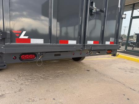 New 2027 LAMAR DL 16 X 83 TANDEM AXLE 14K BUMPER PULL DUMP W/ 48" SIDES