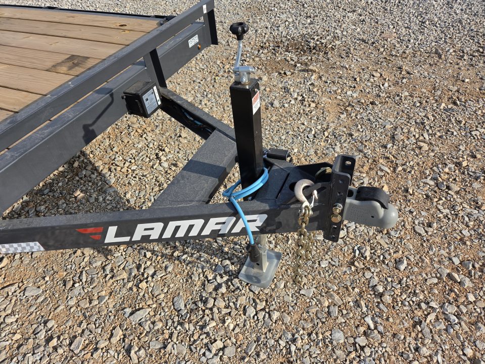 New 2027 Lamar 83X20 TANDEM 10K CAR HAULER W/2' STEEL DOVE & SLIDE OUT RAMPS