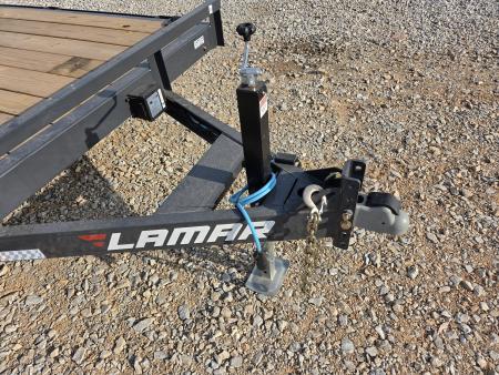 New 2027 Lamar 83X20 TANDEM 10K CAR HAULER W/2' STEEL DOVE & SLIDE OUT RAMPS