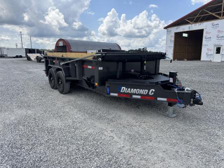 New 2027 Diamond C LPT 207 82 x14' 14,000# GVWR Dump Trailer