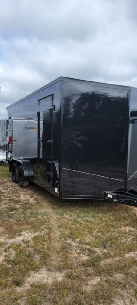 New 2026 US Cargo 7.5X16 7K 7' TALL BLACK BLACK OUT UTV Cargo / Enclosed Trailer