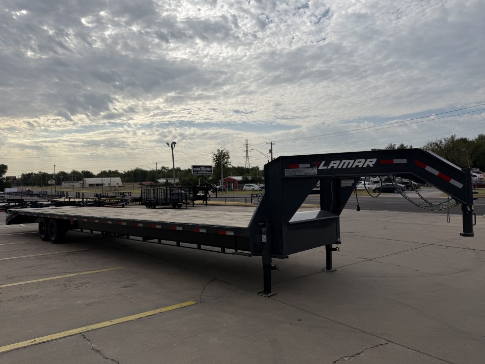 Used #151021 USED 2026 LAMAR FS 40 X 102 14K DECKOVER GOOSENECK W/ RHINO RAMPS