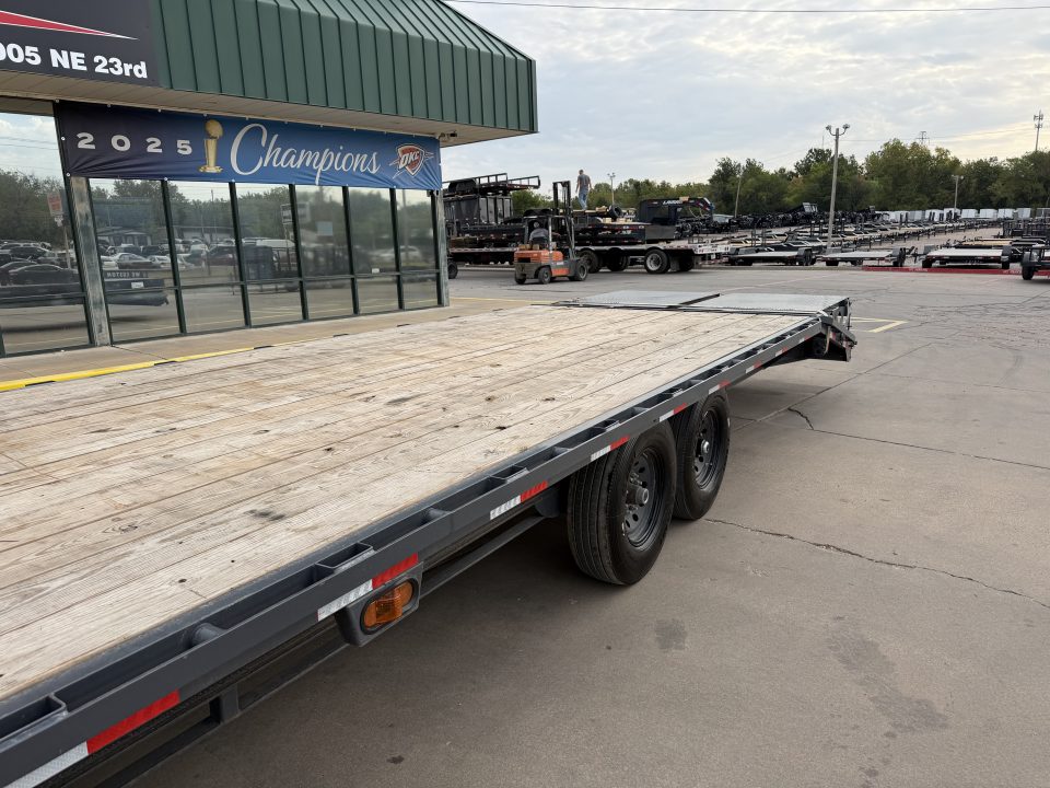 Used #151021 USED 2026 LAMAR FS 40 X 102 14K DECKOVER GOOSENECK W/ RHINO RAMPS