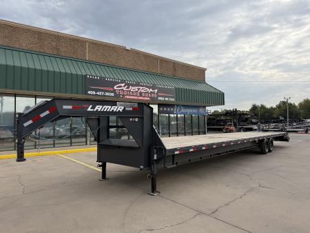 Used #151021 USED 2026 LAMAR FS 40 X 102 14K DECKOVER GOOSENECK W/ RHINO RAMPS