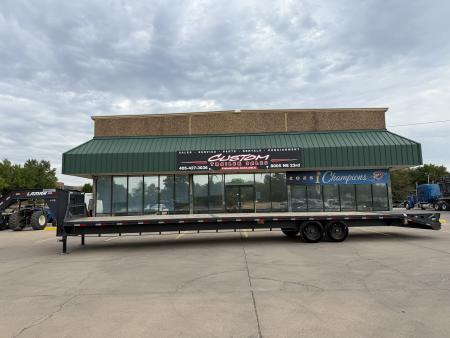 Used #151021 USED 2026 LAMAR FS 40 X 102 14K DECKOVER GOOSENECK W/ RHINO RAMPS