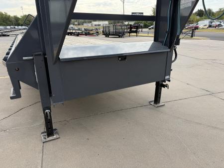 Used #151021 USED 2026 LAMAR FS 40 X 102 14K DECKOVER GOOSENECK W/ RHINO RAMPS