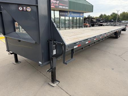Used #151021 USED 2026 LAMAR FS 40 X 102 14K DECKOVER GOOSENECK W/ RHINO RAMPS