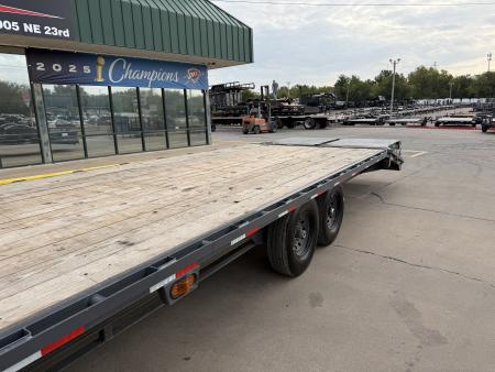 Used #151021 USED 2026 LAMAR FS 40 X 102 14K DECKOVER GOOSENECK W/ RHINO RAMPS