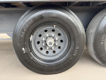 Used #151021 USED 2026 LAMAR FS 40 X 102 14K DECKOVER GOOSENECK W/ RHINO RAMPS