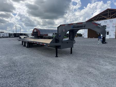 New 2027 Diamond C FMAX 210 HDT 32' Hydraulic Dovetail Gooseneck Equipment Trailer