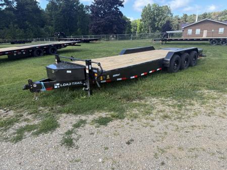 New 2027 Load Trail 83X24 21K W/MAX RAMPS GUN METAL GRAY Equipment Trailer